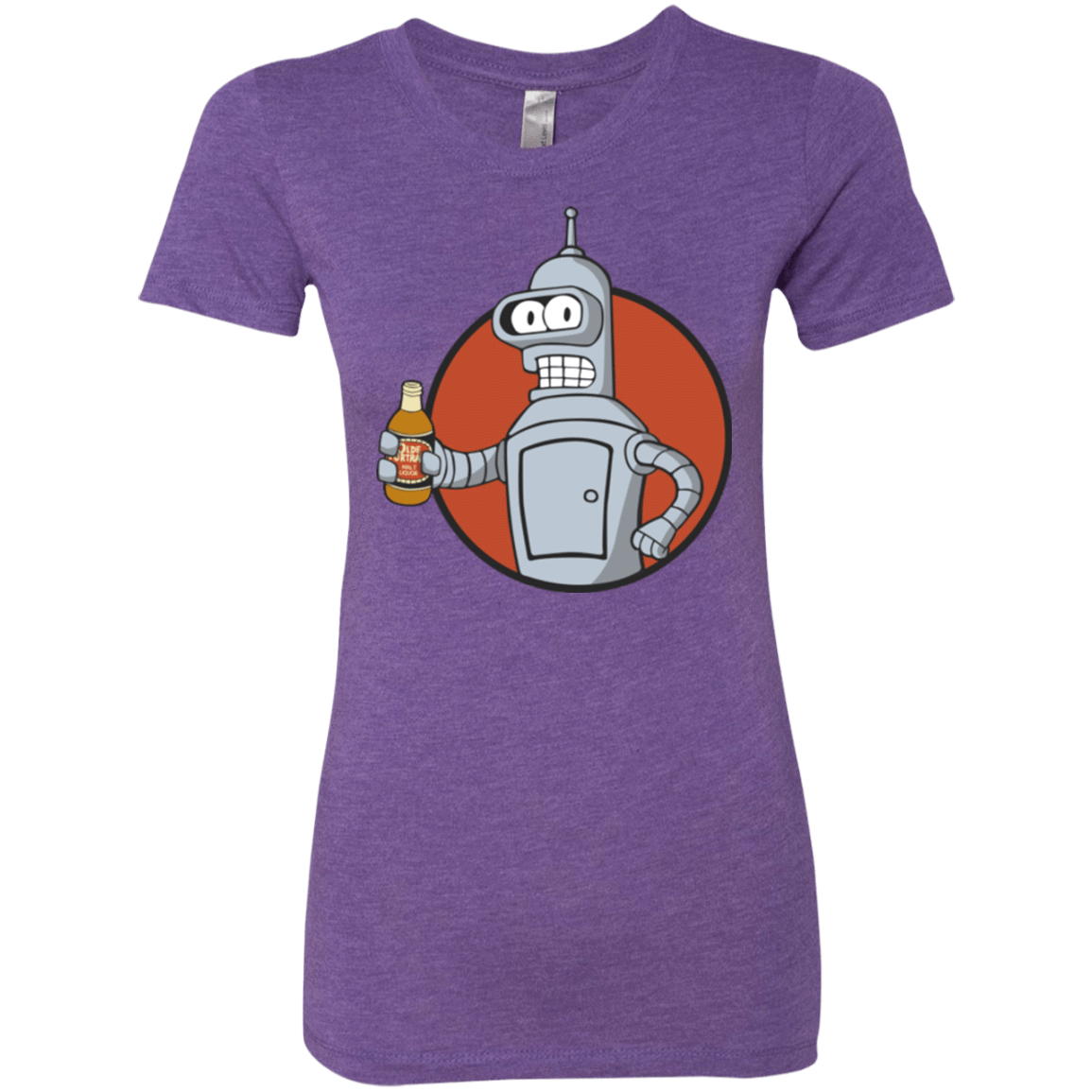 T-Shirts Purple Rush / Small Vault bot Women's Triblend T-Shirt