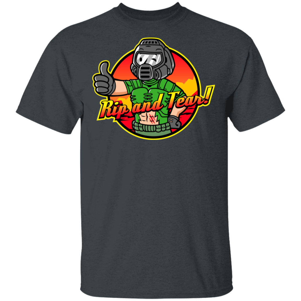 T-Shirts Dark Heather / S Vault Doom T-Shirt