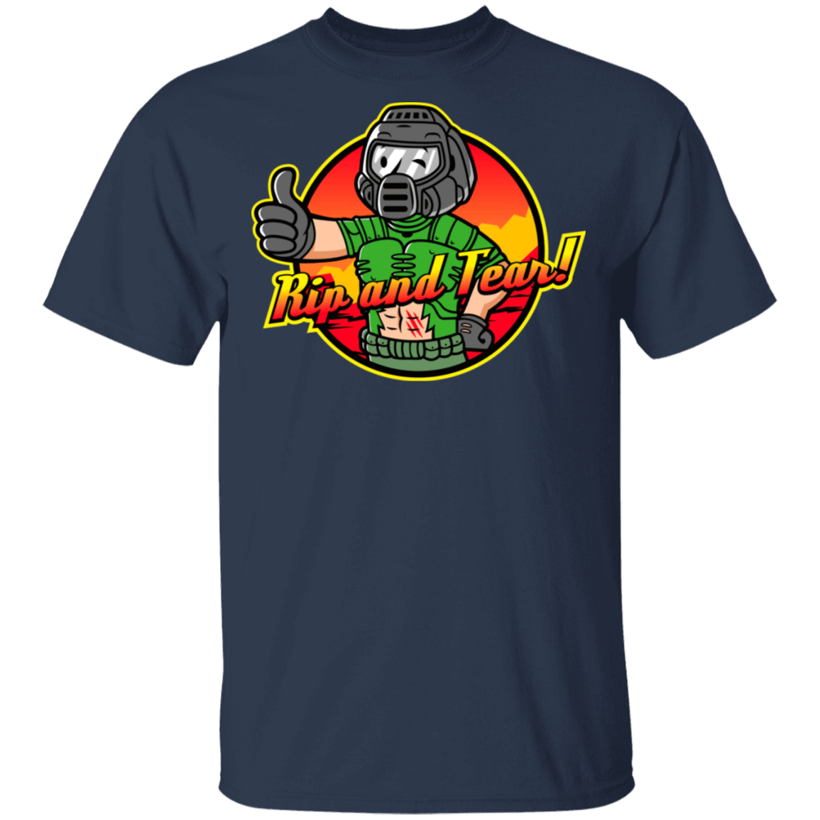 T-Shirts Navy / S Vault Doom T-Shirt