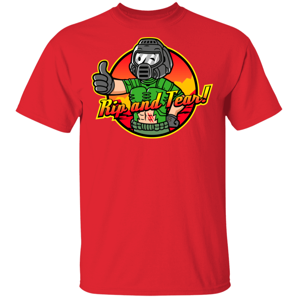 T-Shirts Red / S Vault Doom T-Shirt