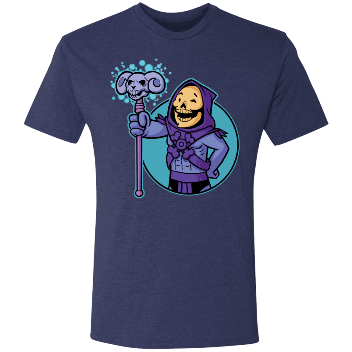 T-Shirts Vintage Navy / S Vault Skeletor Men's Triblend T-Shirt