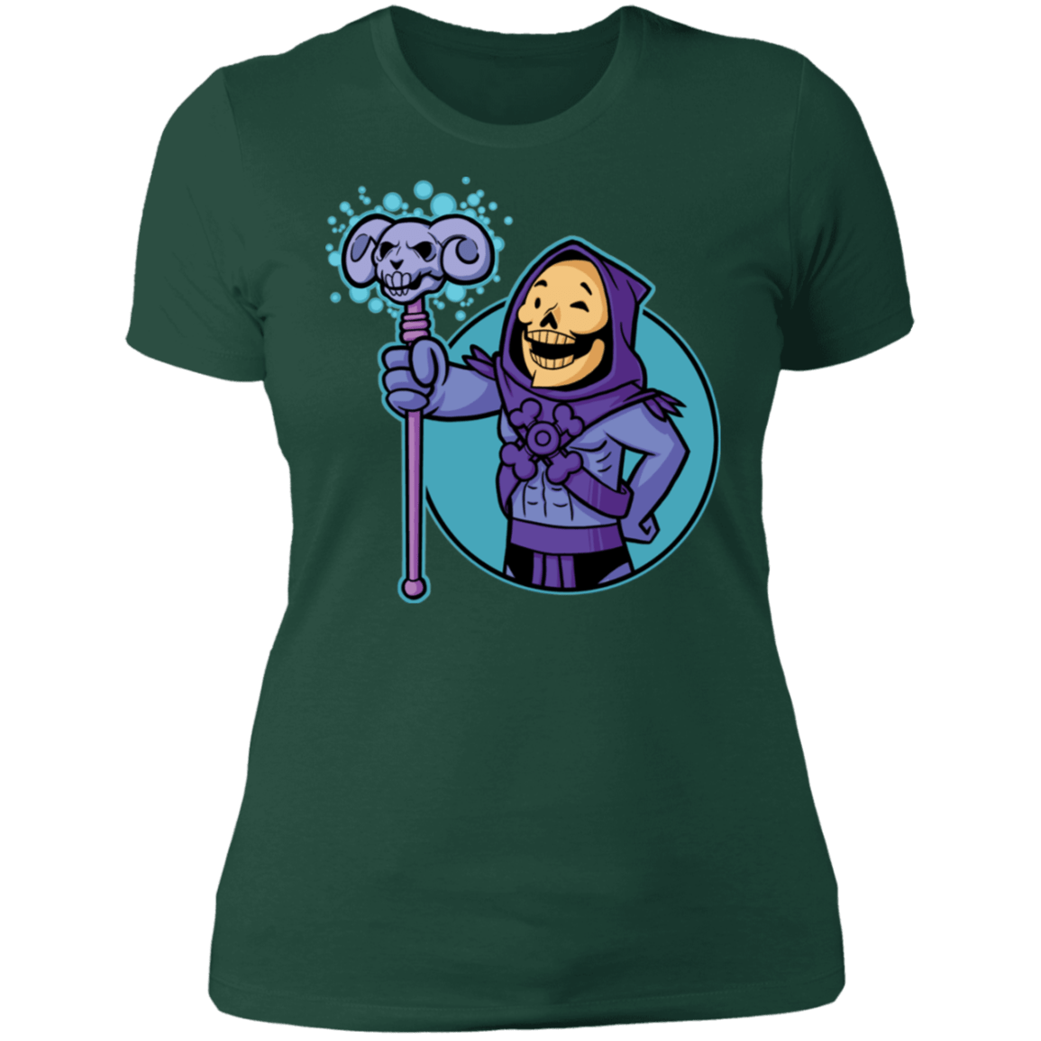 T-Shirts Forest Green / S Vault Skeletor Women's Premium T-Shirt
