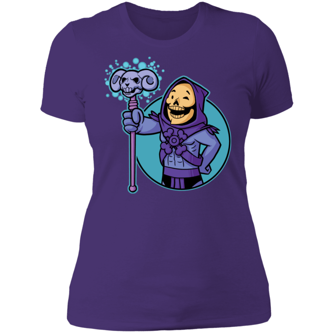 T-Shirts Purple Rush/ / S Vault Skeletor Women's Premium T-Shirt