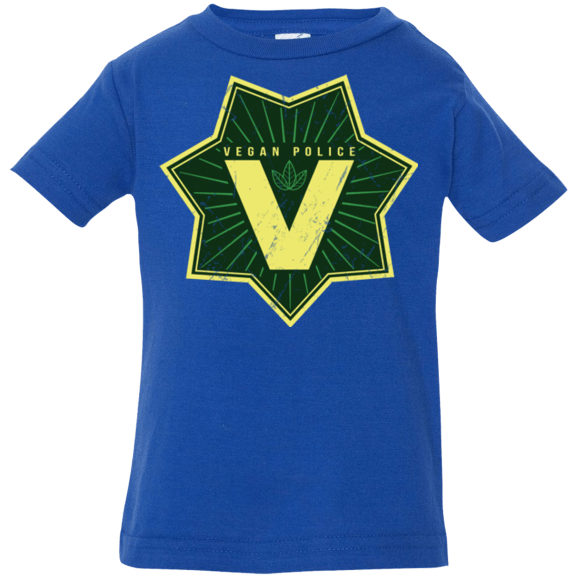 T-Shirts Royal / 6 Months Vegan Police Infant PremiumT-Shirt