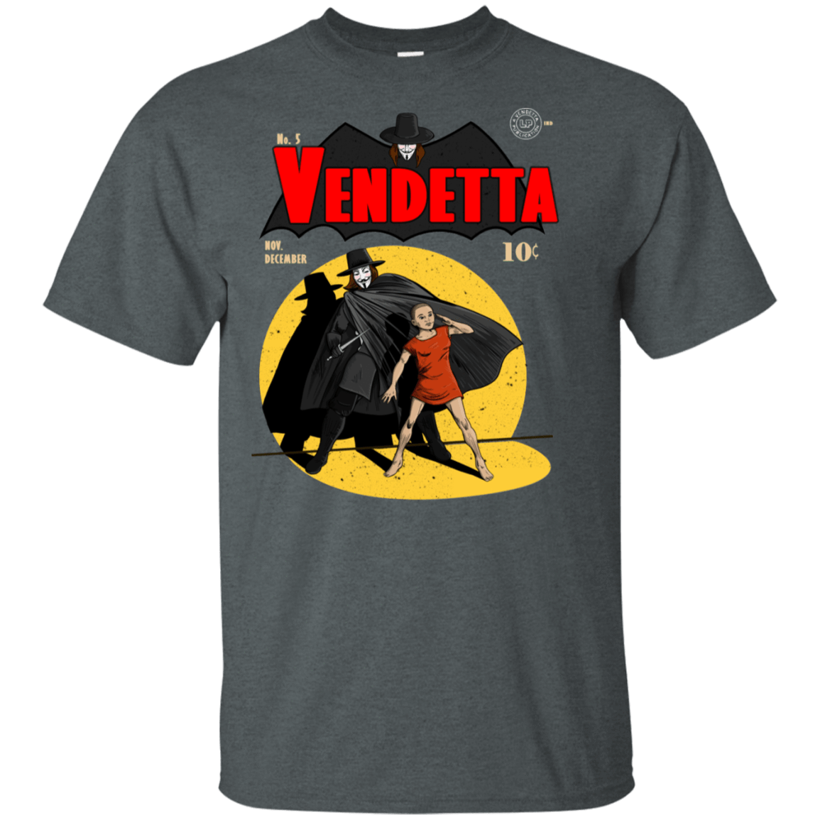T-Shirts Dark Heather / S Vendetta T-Shirt