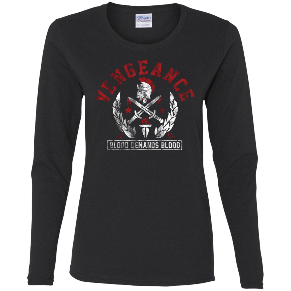 T-Shirts Black / S Vengeance Women's Long Sleeve T-Shirt
