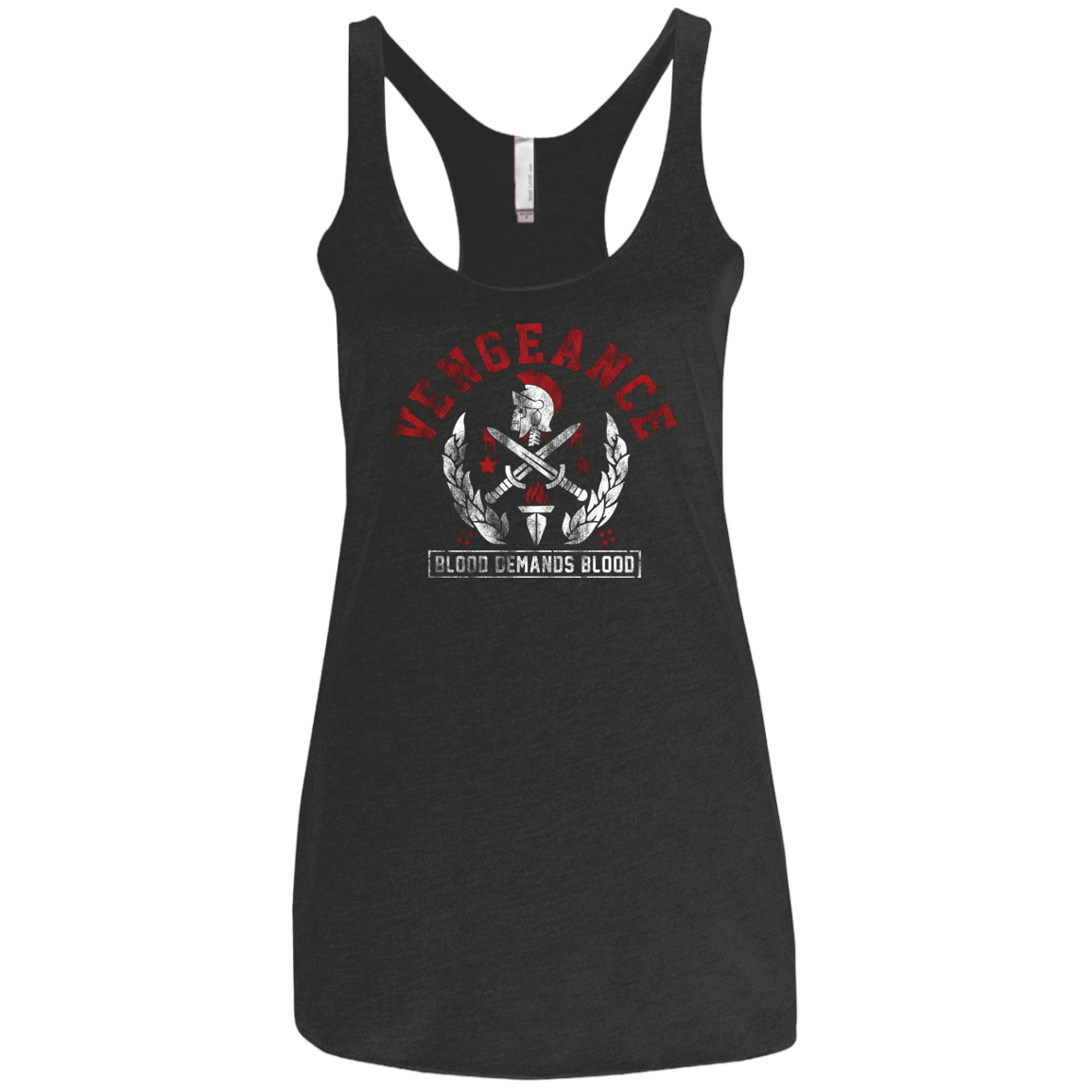 T-Shirts Vintage Black / X-Small Vengeance Women's Triblend Racerback Tank