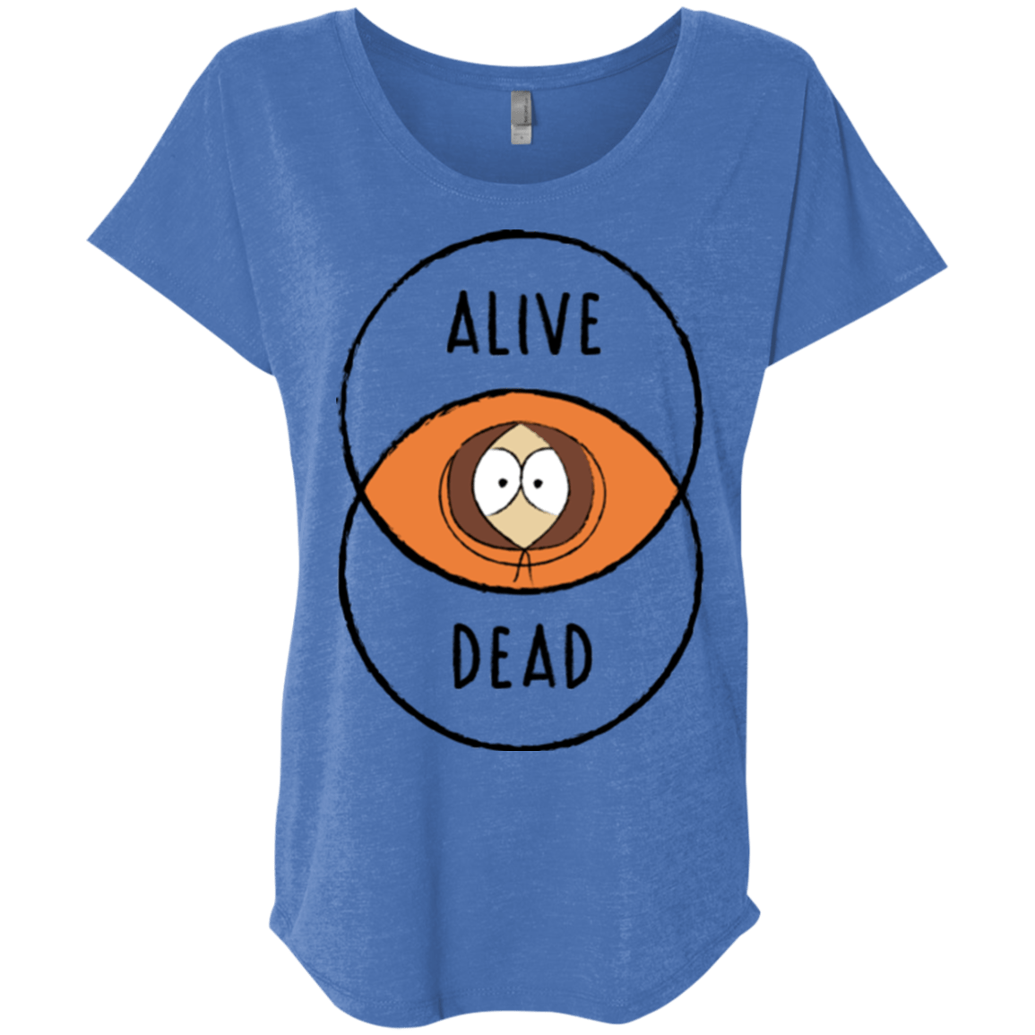 T-Shirts Vintage Royal / X-Small Venny Triblend Dolman Sleeve