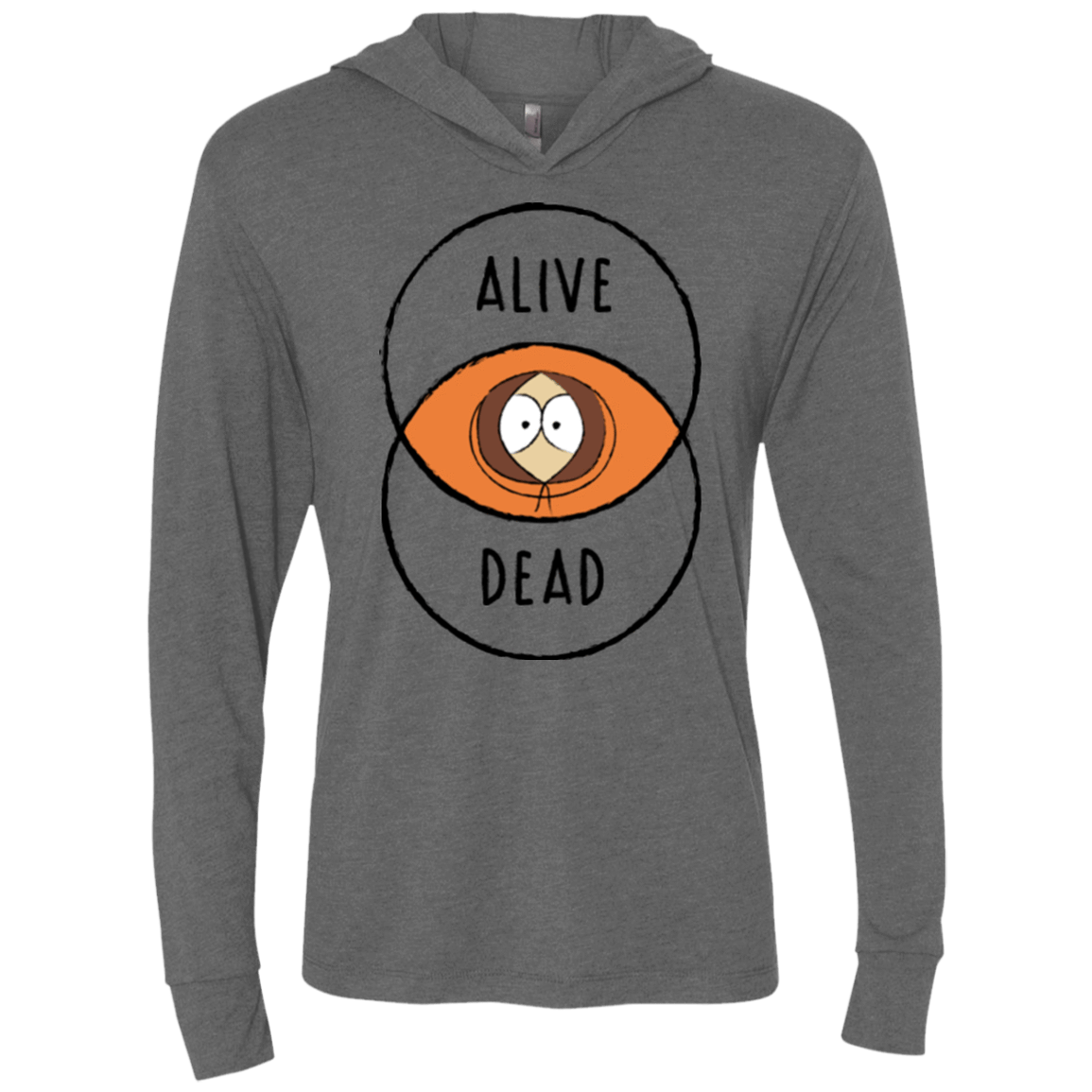 T-Shirts Premium Heather / X-Small Venny Triblend Long Sleeve Hoodie Tee