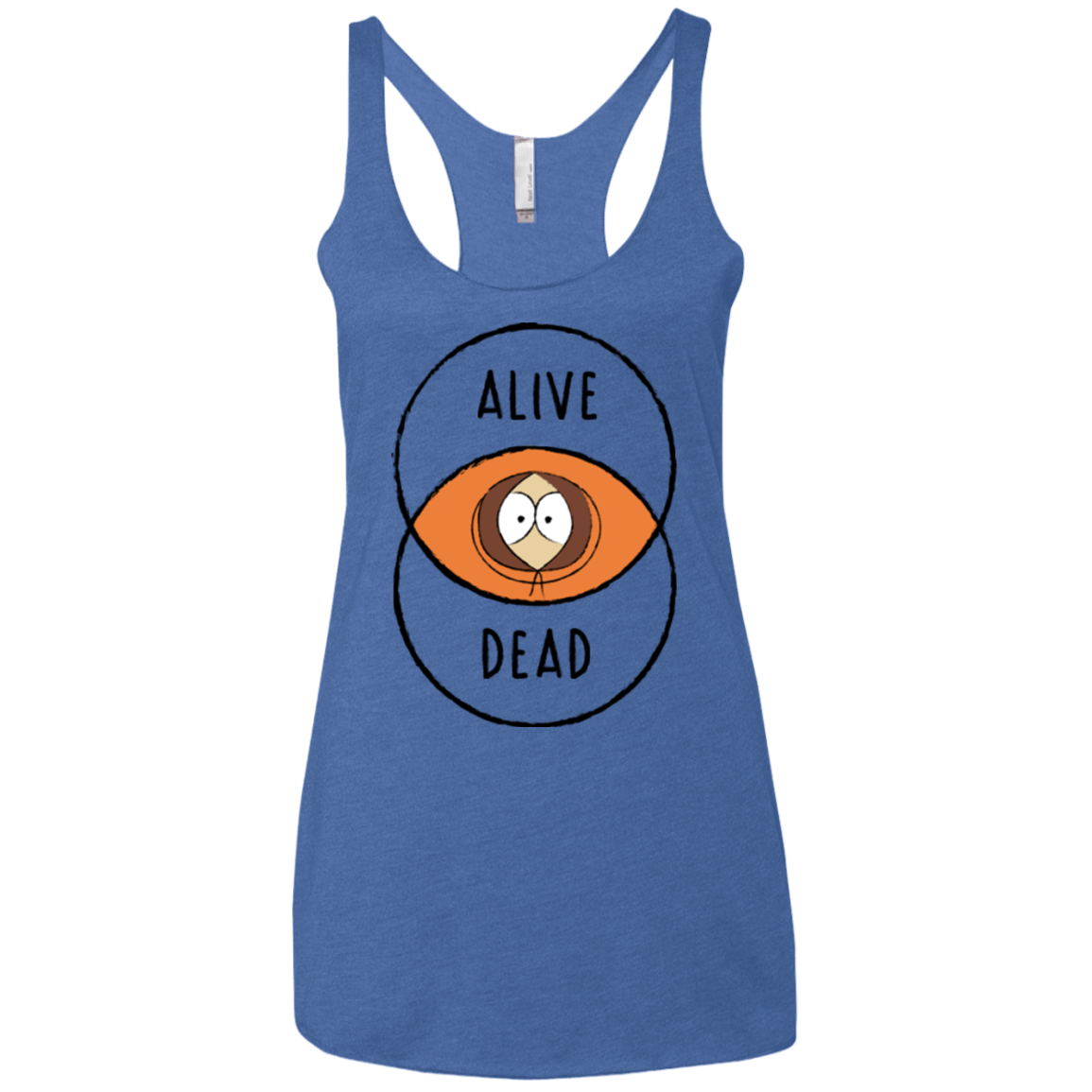 T-Shirts Vintage Royal / X-Small Venny Women's Triblend Racerback Tank