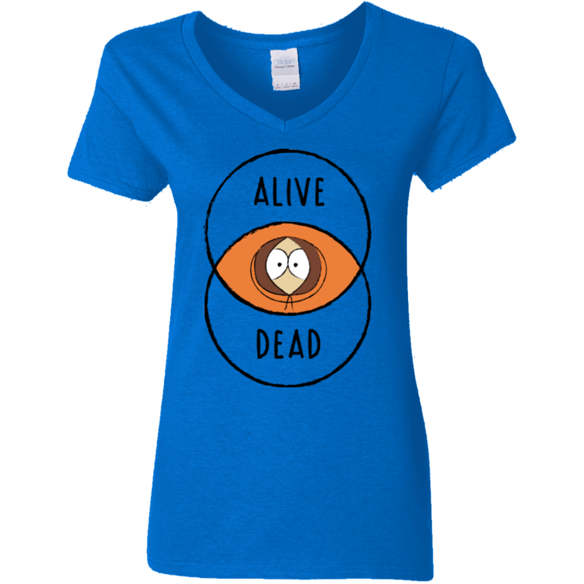 T-Shirts Royal / S Venny Women's V-Neck T-Shirt