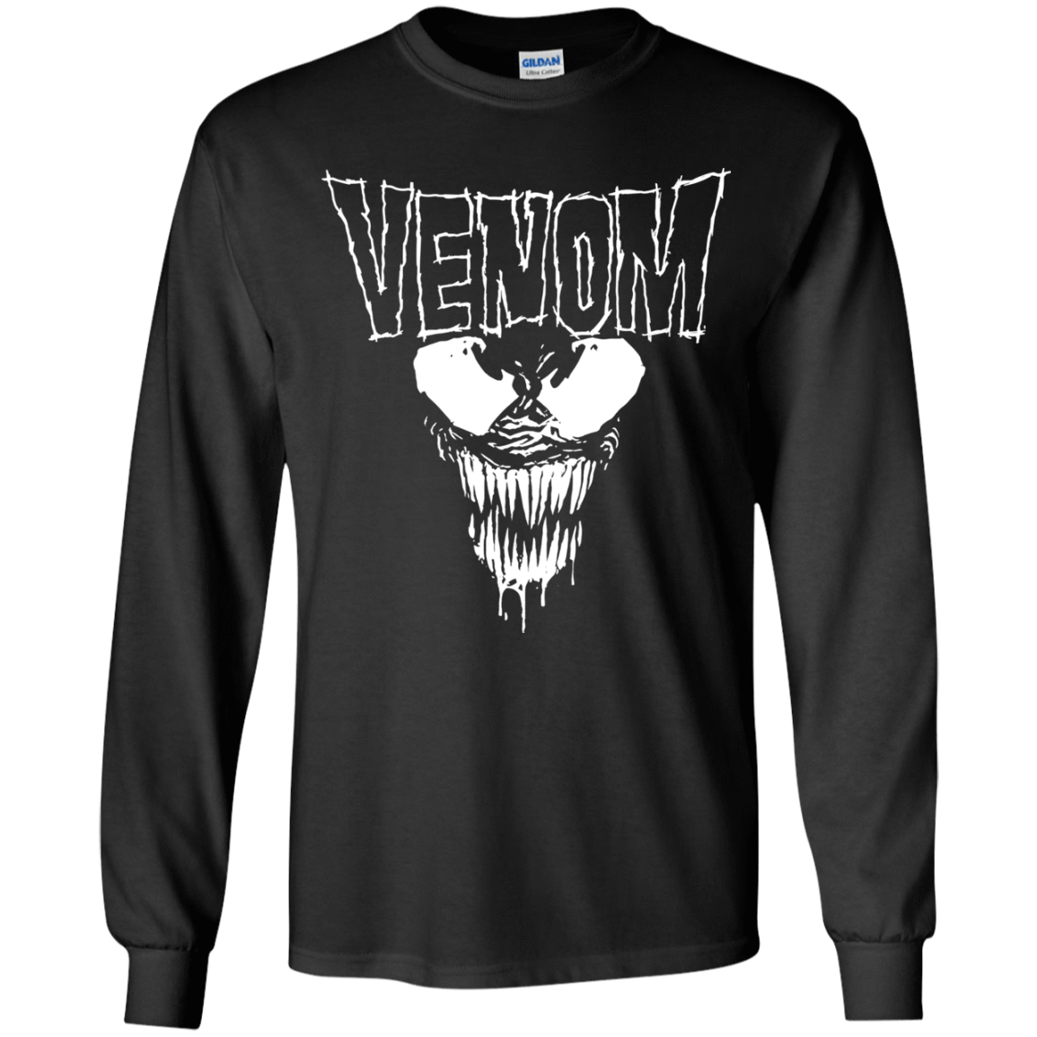 T-Shirts Black / YS Venom Danzig Youth Long Sleeve T-Shirt