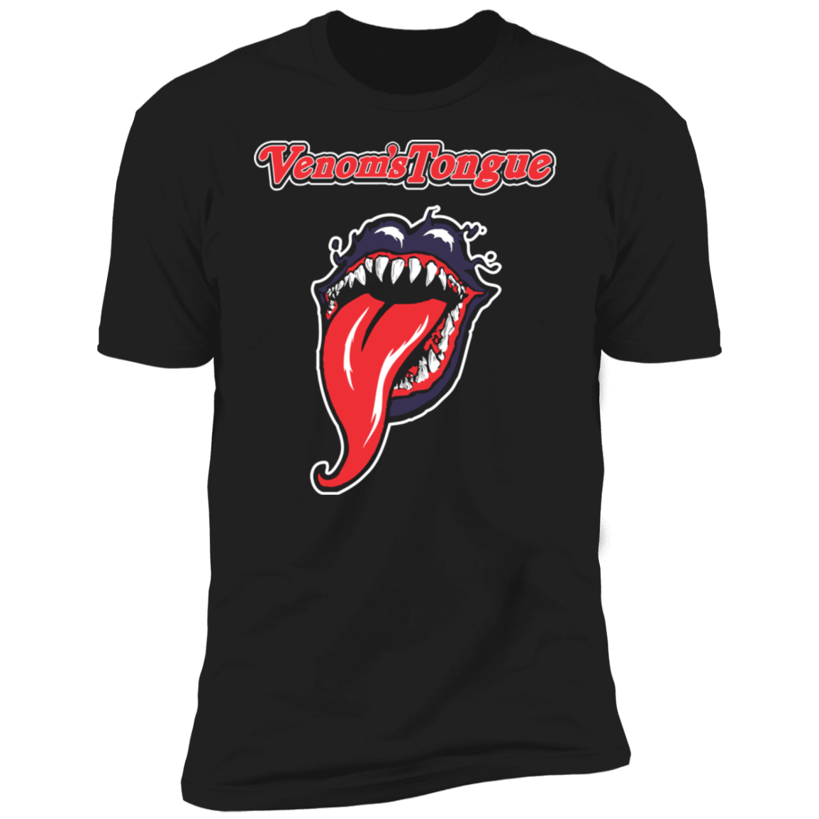 T-Shirts Black / X-Small Venom's Tongue Men's Premium T-Shirt