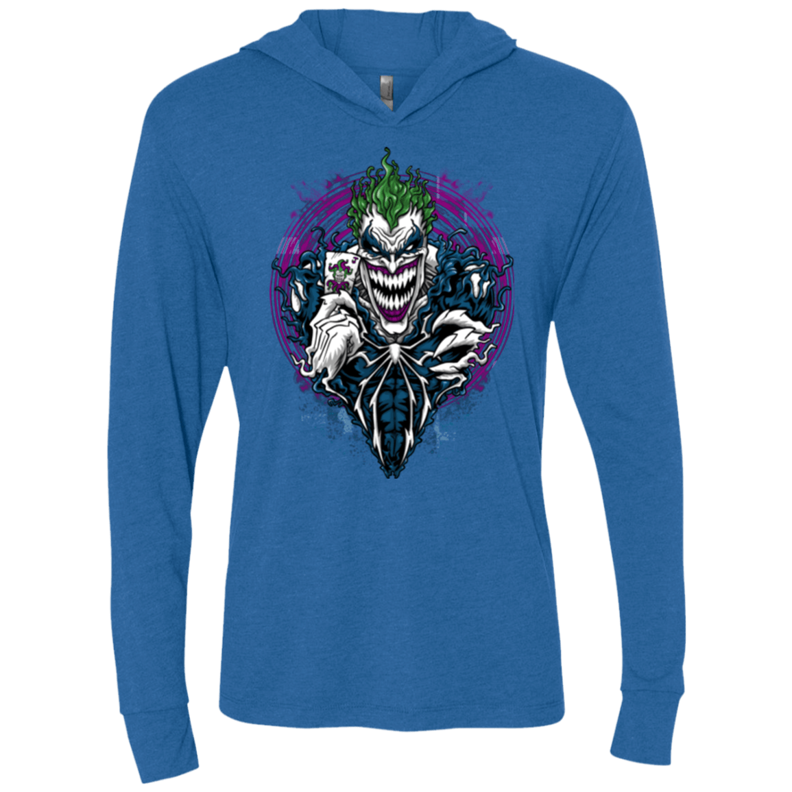 T-Shirts Vintage Royal / X-Small Venomous Joke Triblend Long Sleeve Hoodie Tee