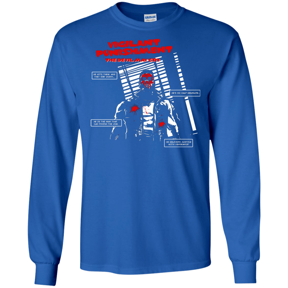 T-Shirts Royal / S Vigilant Men's Long Sleeve T-Shirt