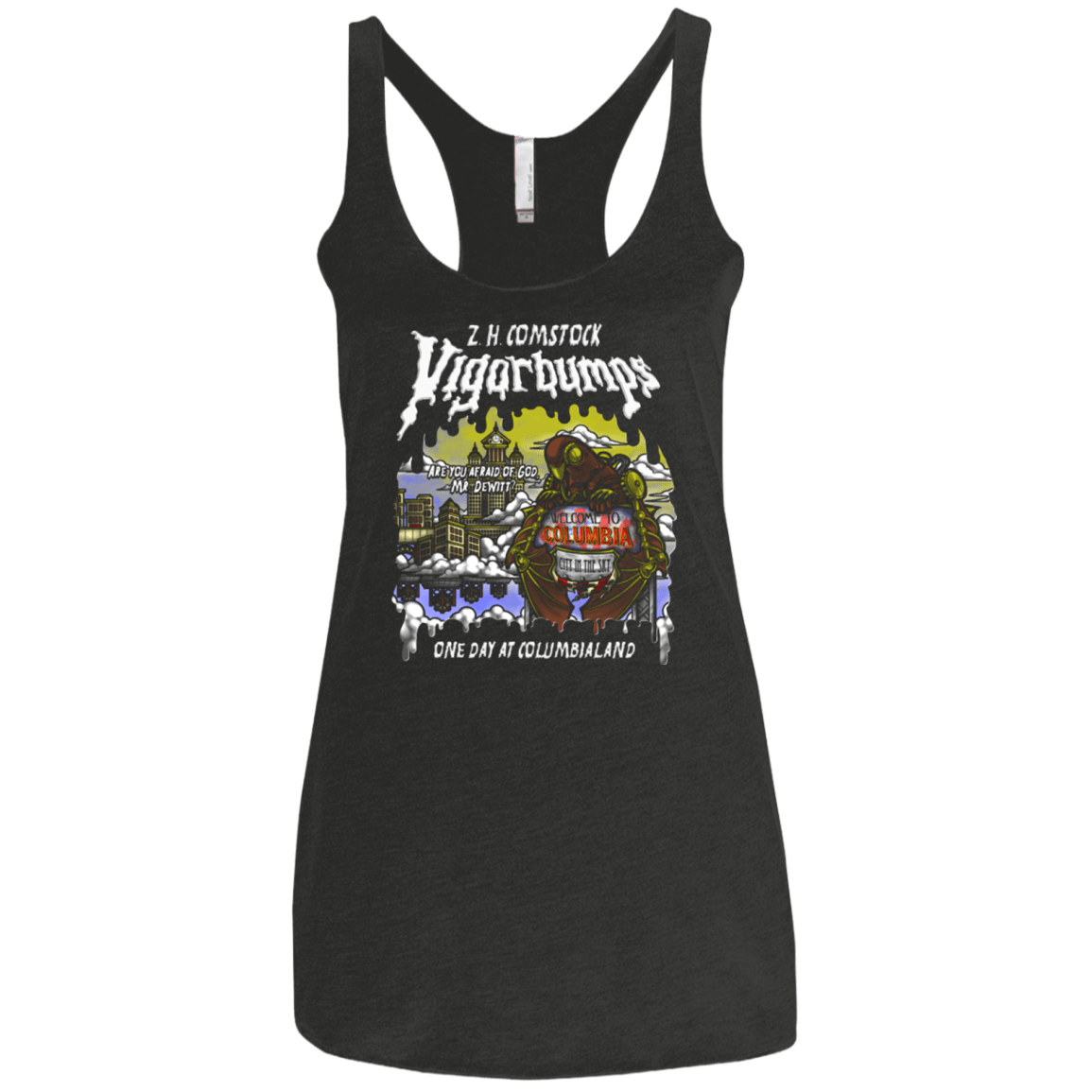 T-Shirts Vintage Black / X-Small Vigorbumps Women's Triblend Racerback Tank