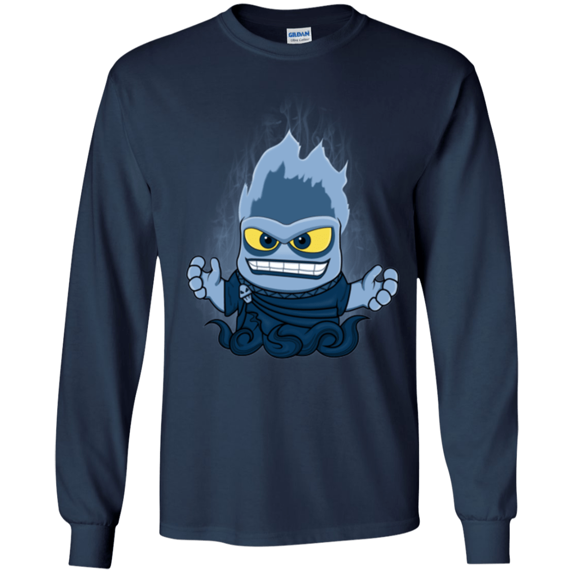 T-Shirts Navy / YS Villain Inside Youth Long Sleeve T-Shirt