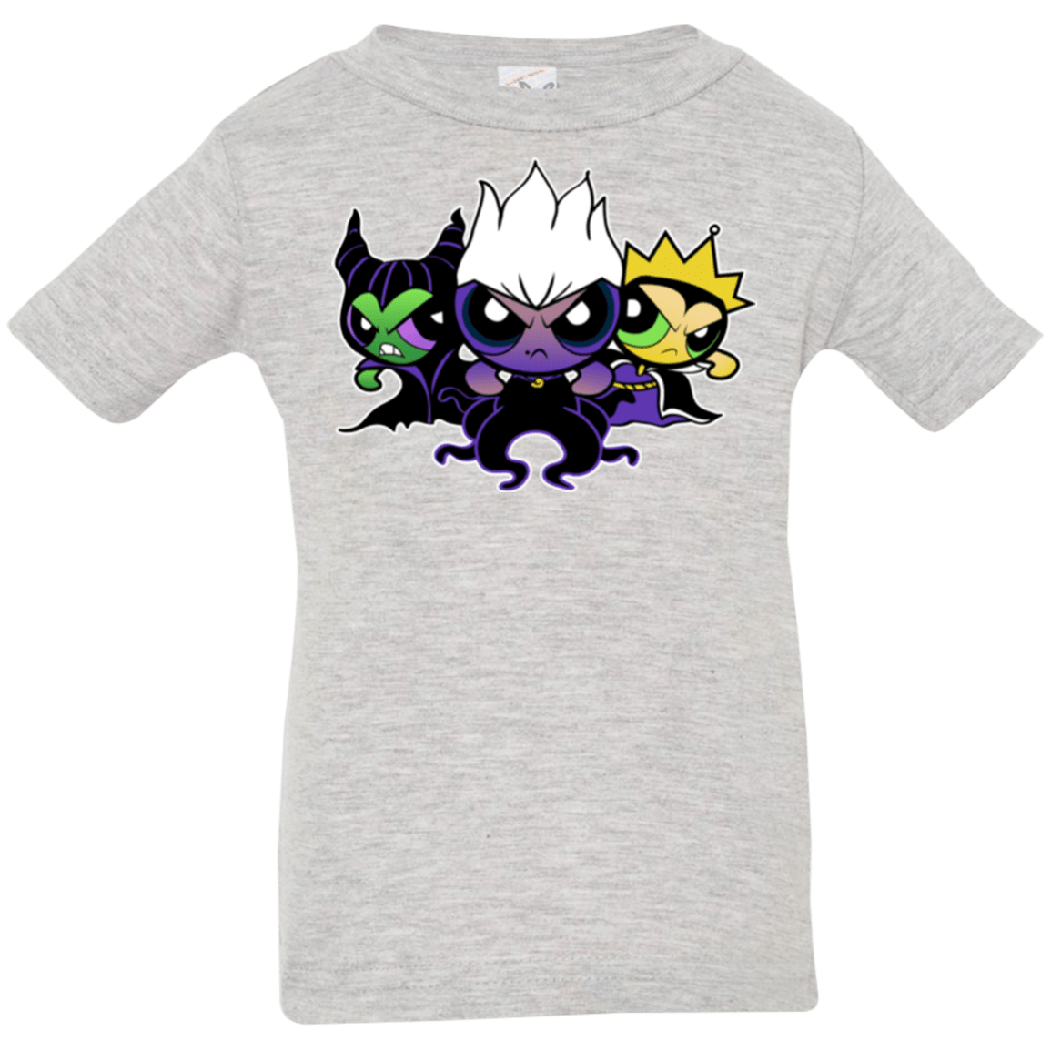 T-Shirts Heather / 6 Months Villain Puff Girls Infant Premium T-Shirt