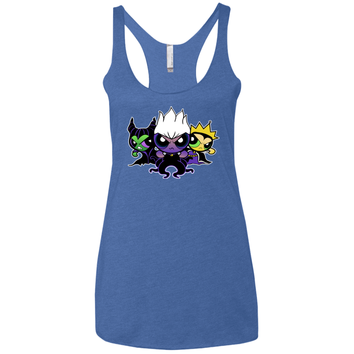T-Shirts Vintage Royal / X-Small Villain Puff Girls Women's Triblend Racerback Tank