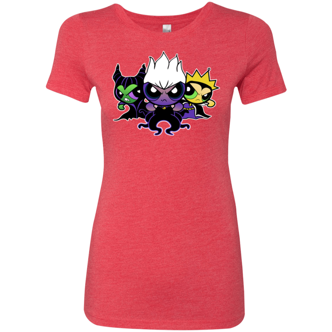 T-Shirts Vintage Red / Small Villain Puff Girls Women's Triblend T-Shirt