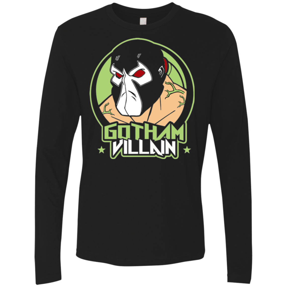 T-Shirts Black / Small Villain v4 Men's Premium Long Sleeve