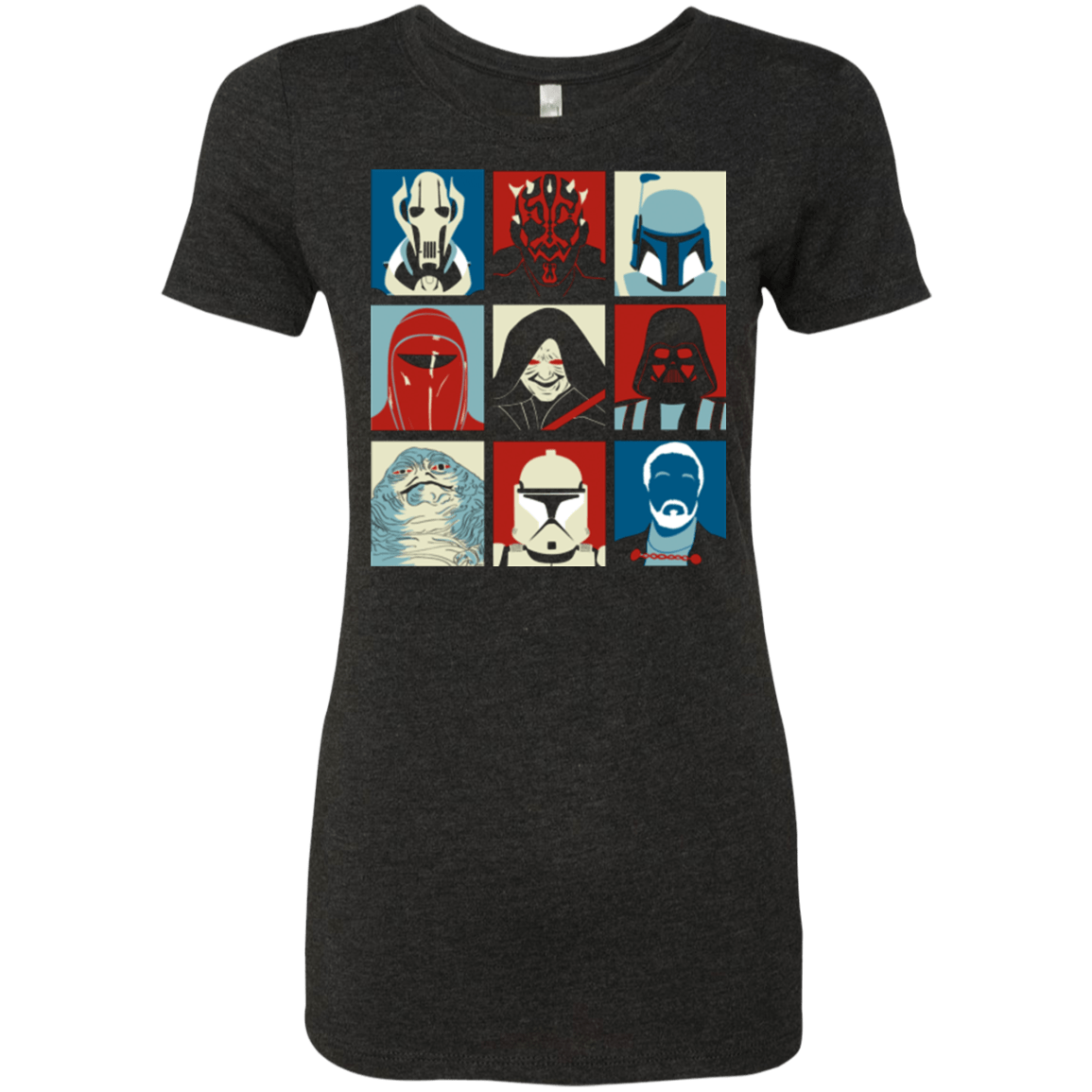 T-Shirts Vintage Black / Small Villain Wars Pop Women's Triblend T-Shirt