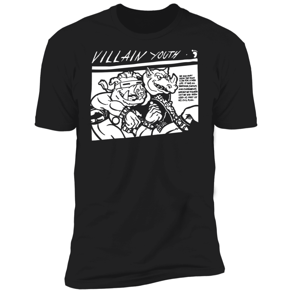 T-Shirts Black / X-Small Villain Youth Men's Premium T-Shirt