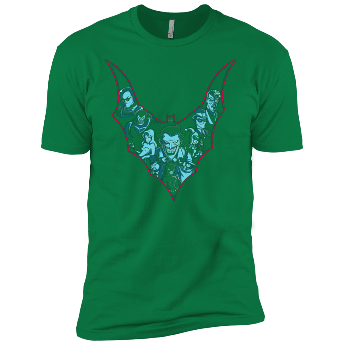 T-Shirts Kelly Green / X-Small VILLAINS SHADOWS Men's Premium T-Shirt