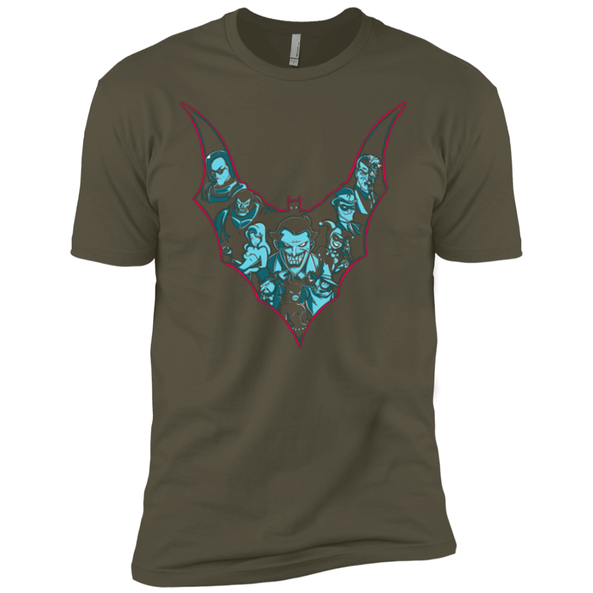 T-Shirts Military Green / X-Small VILLAINS SHADOWS Men's Premium T-Shirt