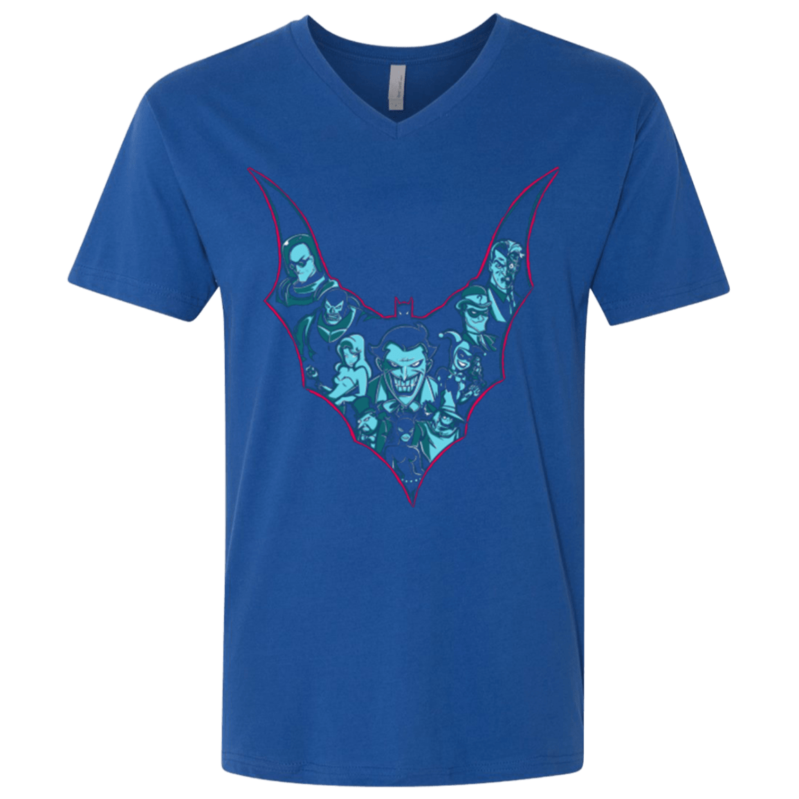 T-Shirts Royal / X-Small VILLAINS SHADOWS Men's Premium V-Neck