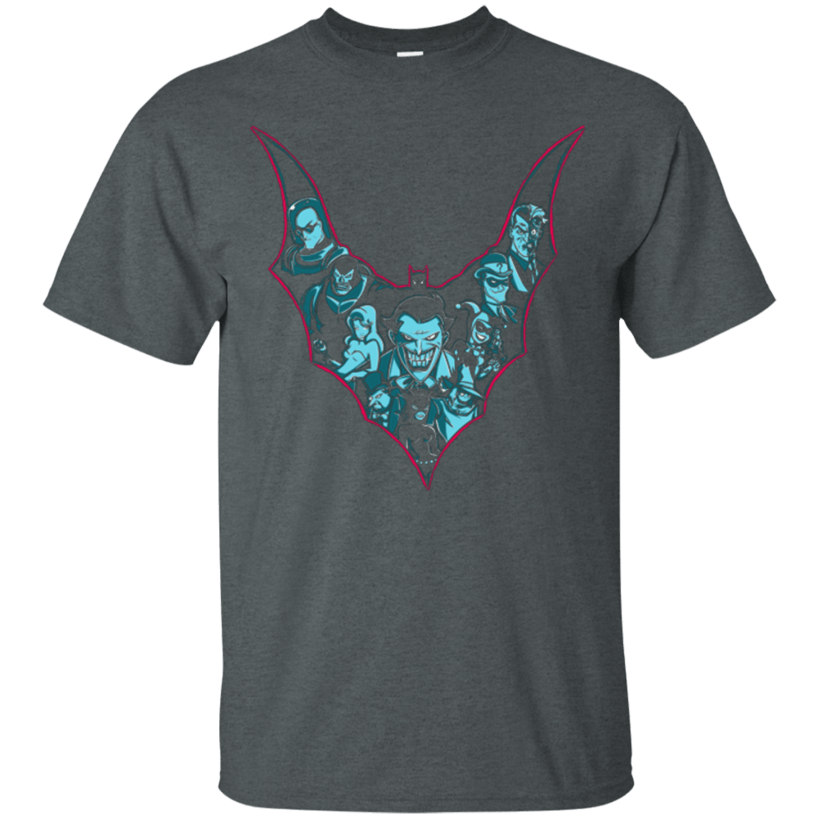 T-Shirts Dark Heather / Small VILLAINS SHADOWS T-Shirt