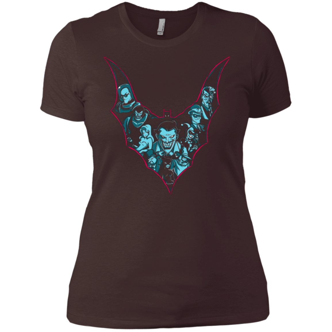 T-Shirts Dark Chocolate / X-Small VILLAINS SHADOWS Women's Premium T-Shirt