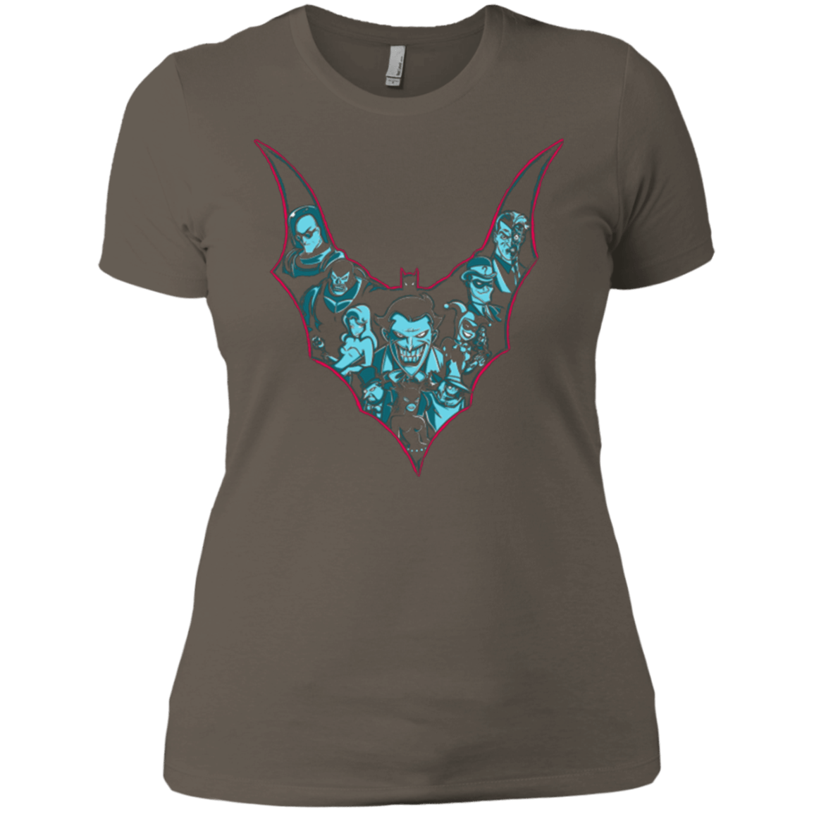 T-Shirts Warm Grey / X-Small VILLAINS SHADOWS Women's Premium T-Shirt