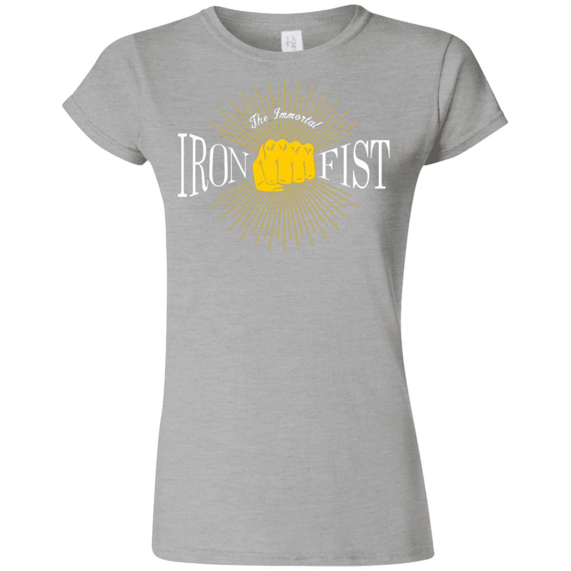 T-Shirts Sport Grey / S Vintage Immortal Iron Fist Junior Slimmer-Fit T-Shirt