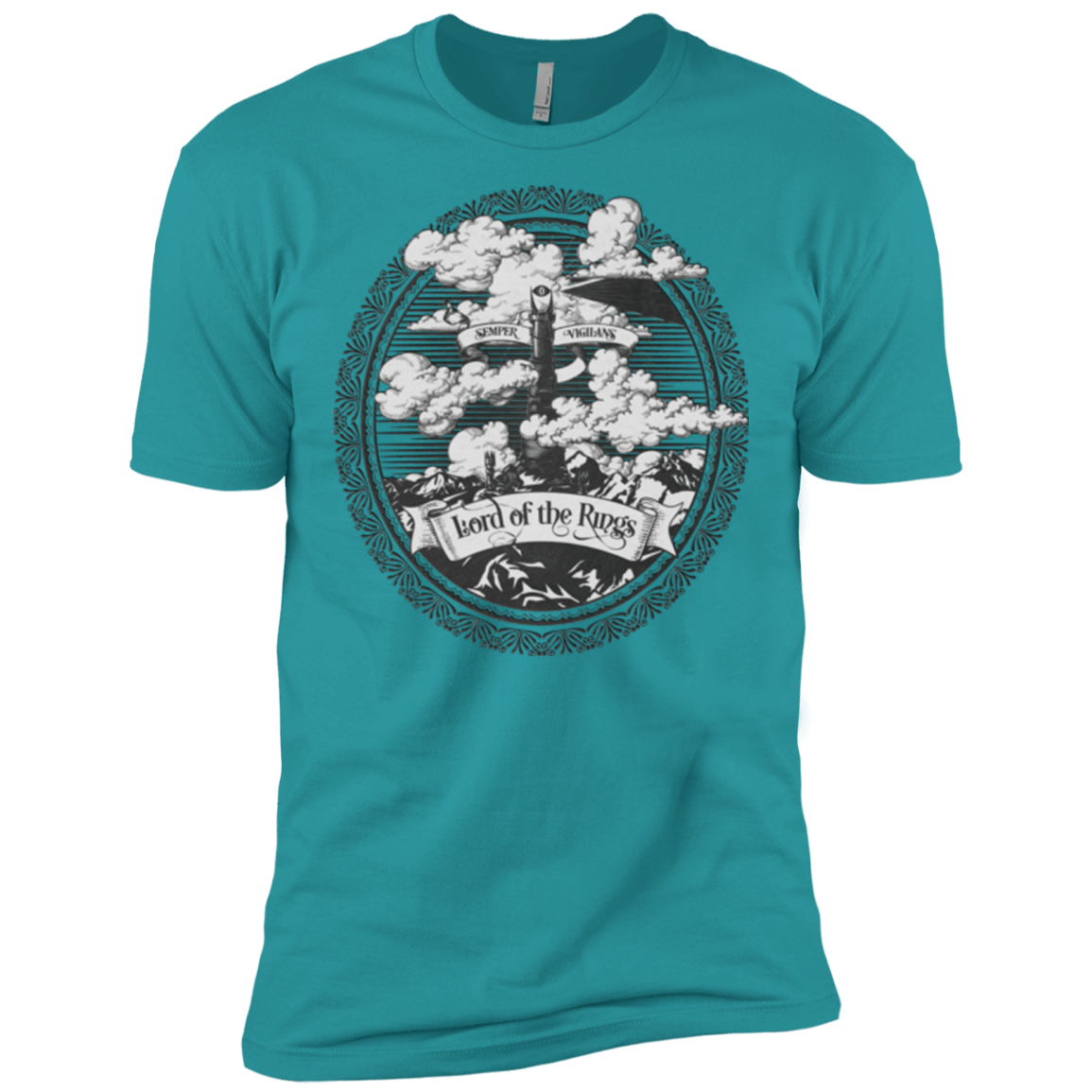 Vintage Mordor Tower Men's Premium T-Shirt