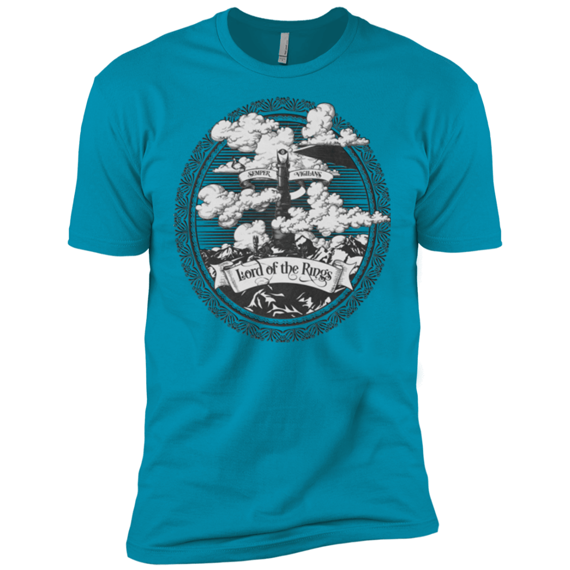 Vintage Mordor Tower Men's Premium T-Shirt