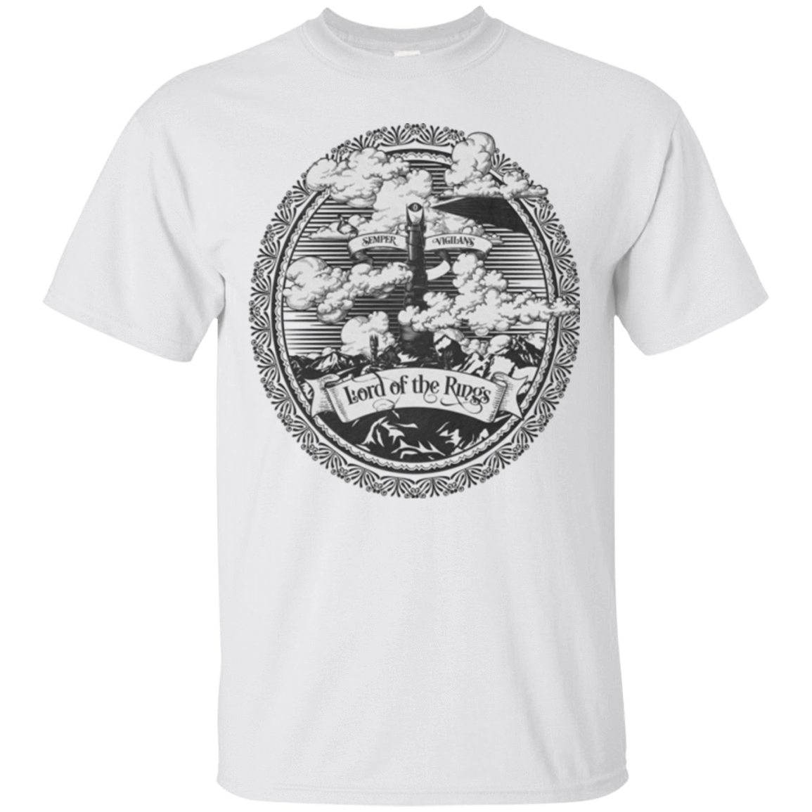 T-Shirts White / Small Vintage Mordor Tower T-Shirt