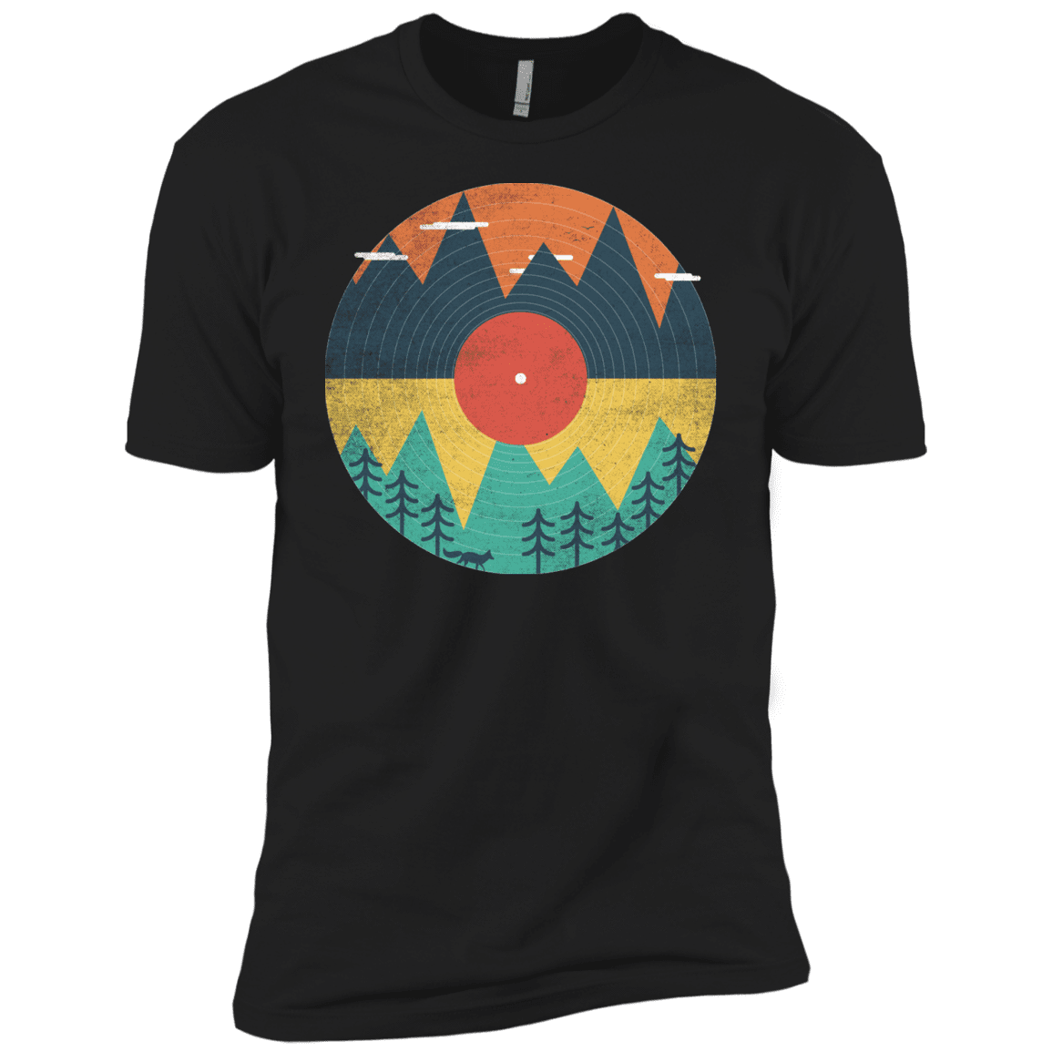 T-Shirts Black / YXS Vinyl Fox Boys Premium T-Shirt