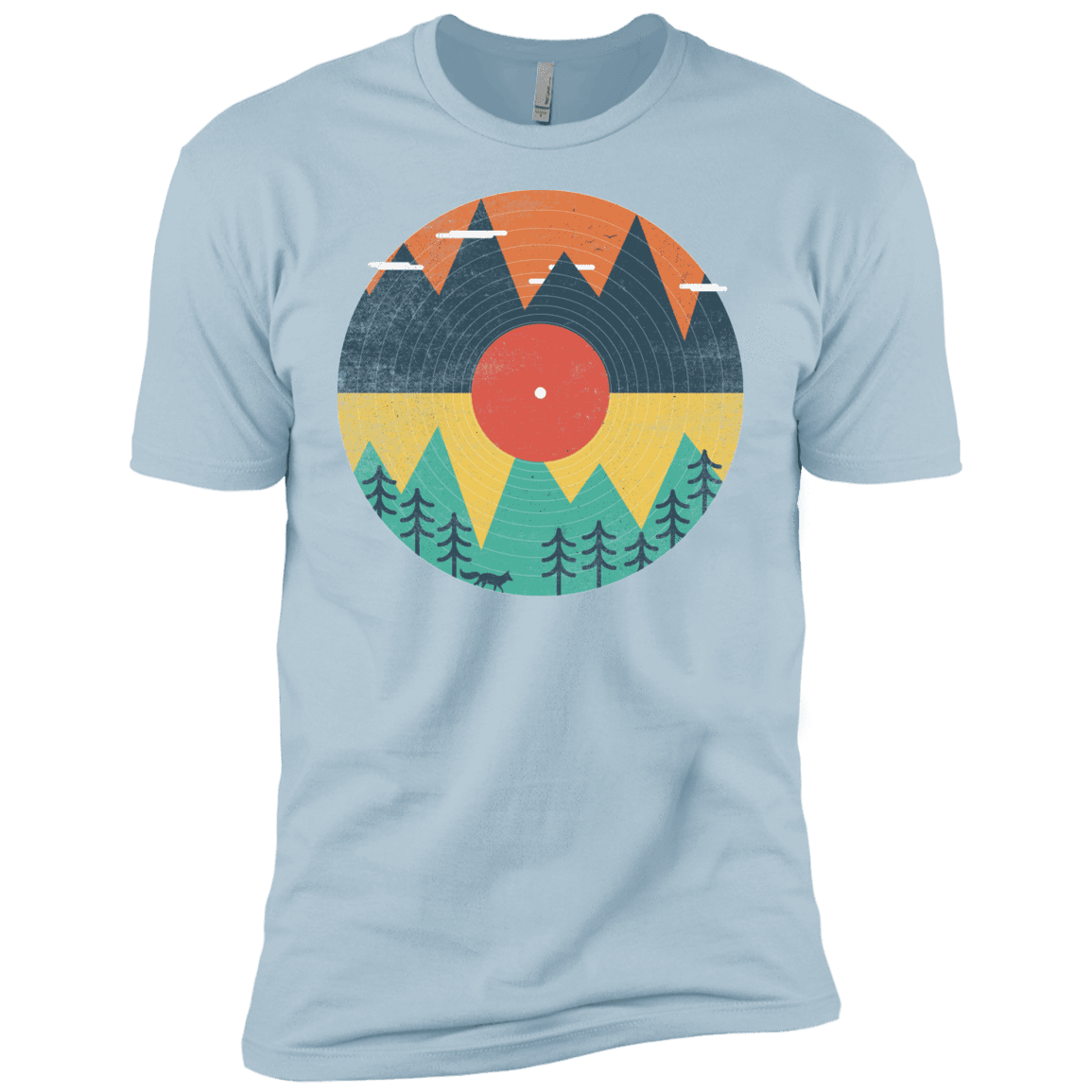 T-Shirts Light Blue / YXS Vinyl Fox Boys Premium T-Shirt