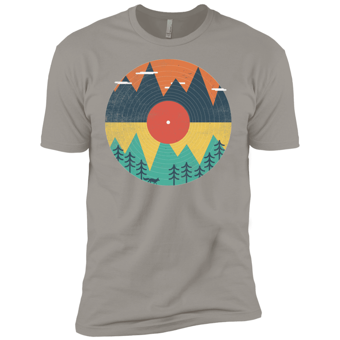 T-Shirts Light Grey / YXS Vinyl Fox Boys Premium T-Shirt