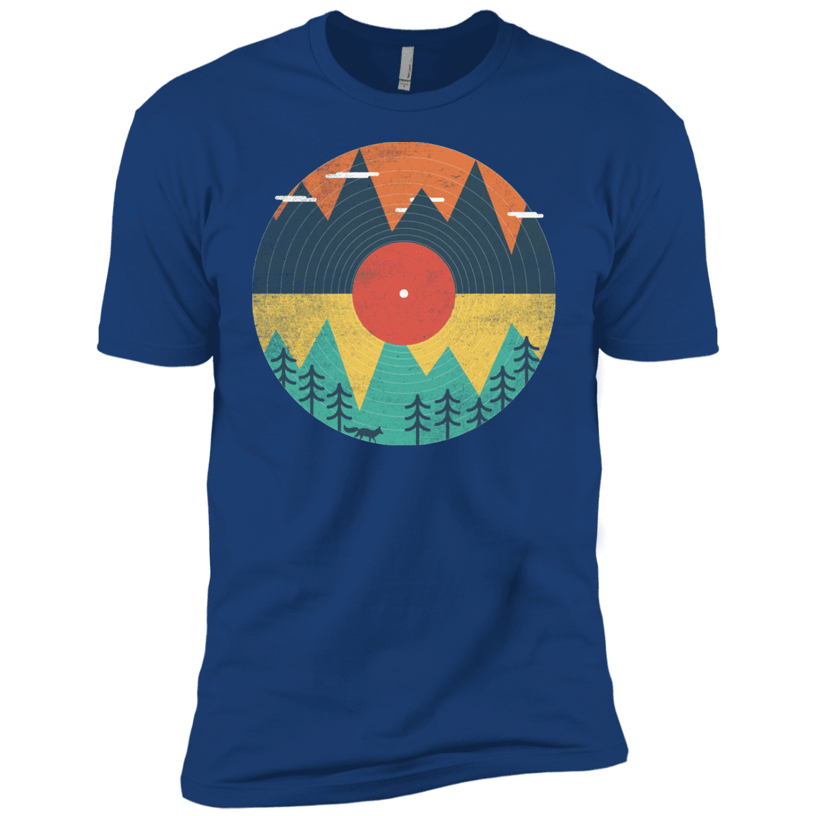 T-Shirts Royal / YXS Vinyl Fox Boys Premium T-Shirt