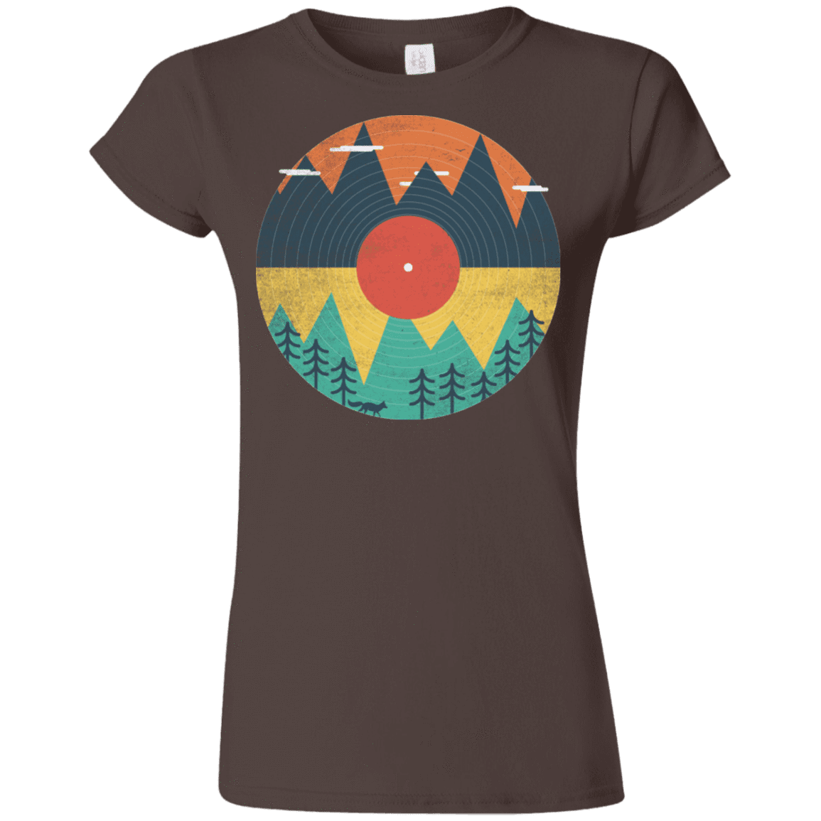 T-Shirts Dark Chocolate / S Vinyl Fox Junior Slimmer-Fit T-Shirt