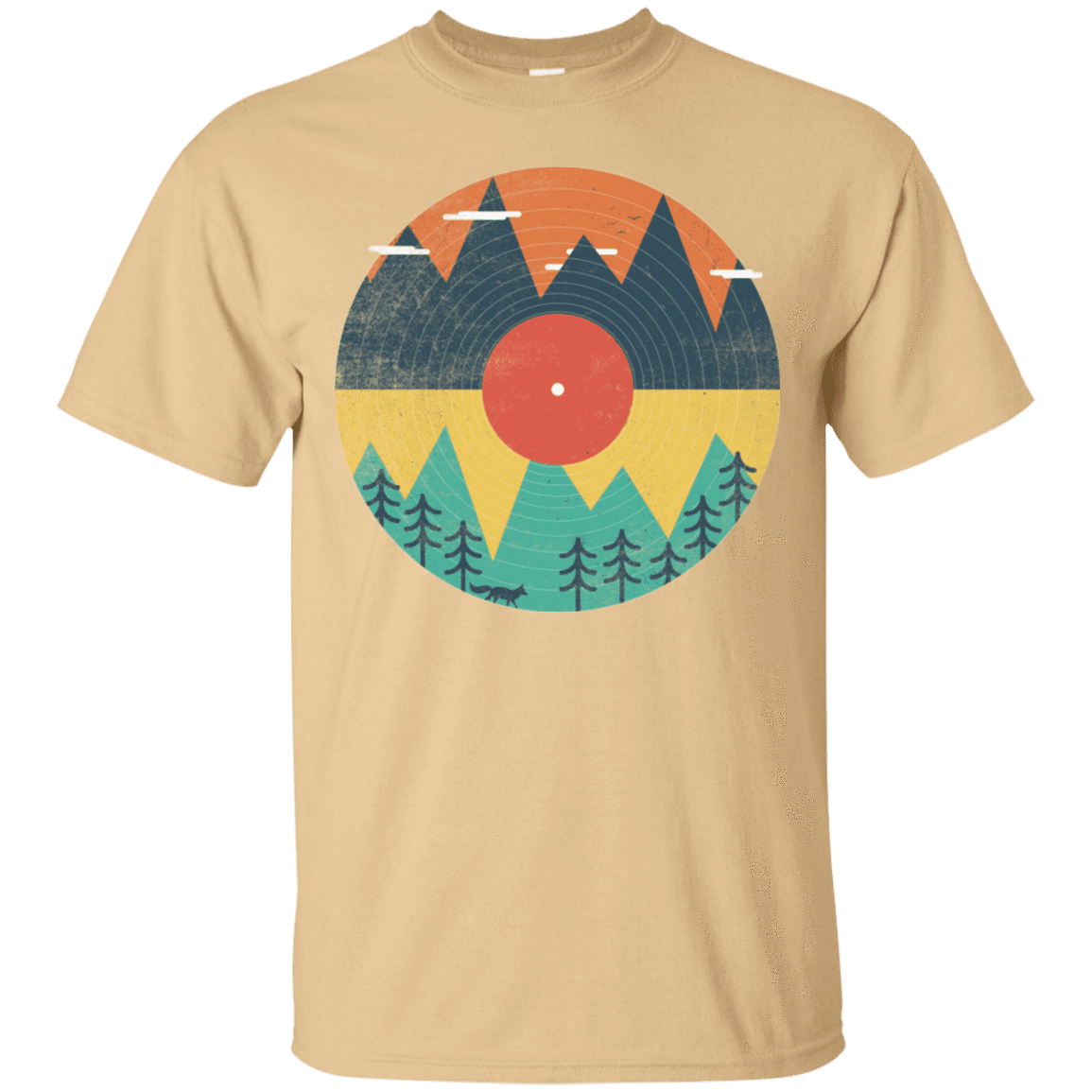 T-Shirts Vegas Gold / S Vinyl Fox T-Shirt