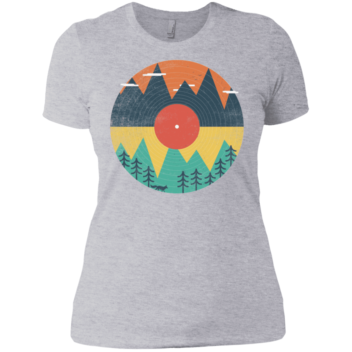 T-Shirts Heather Grey / X-Small Vinyl Fox Women's Premium T-Shirt
