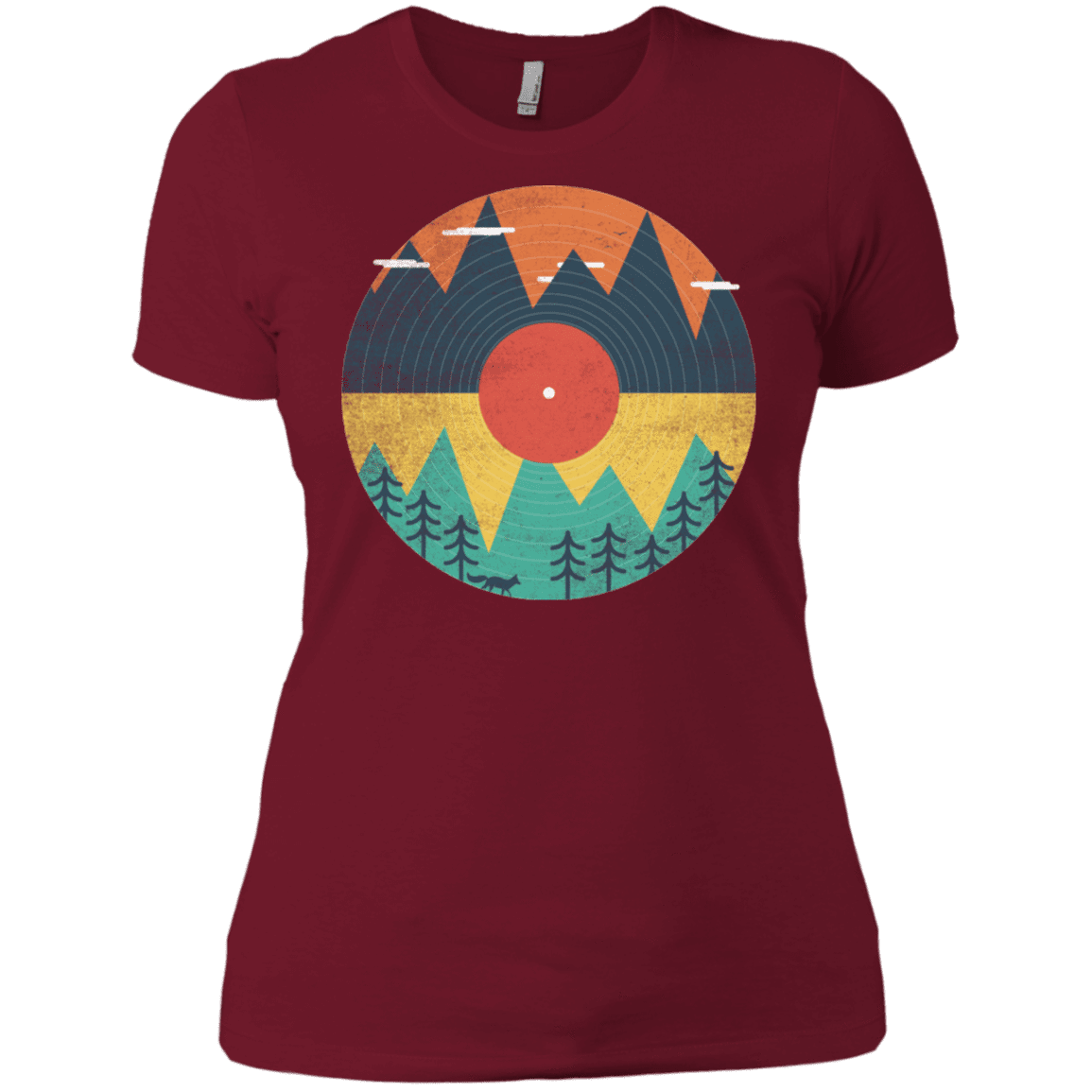 T-Shirts Scarlet / X-Small Vinyl Fox Women's Premium T-Shirt