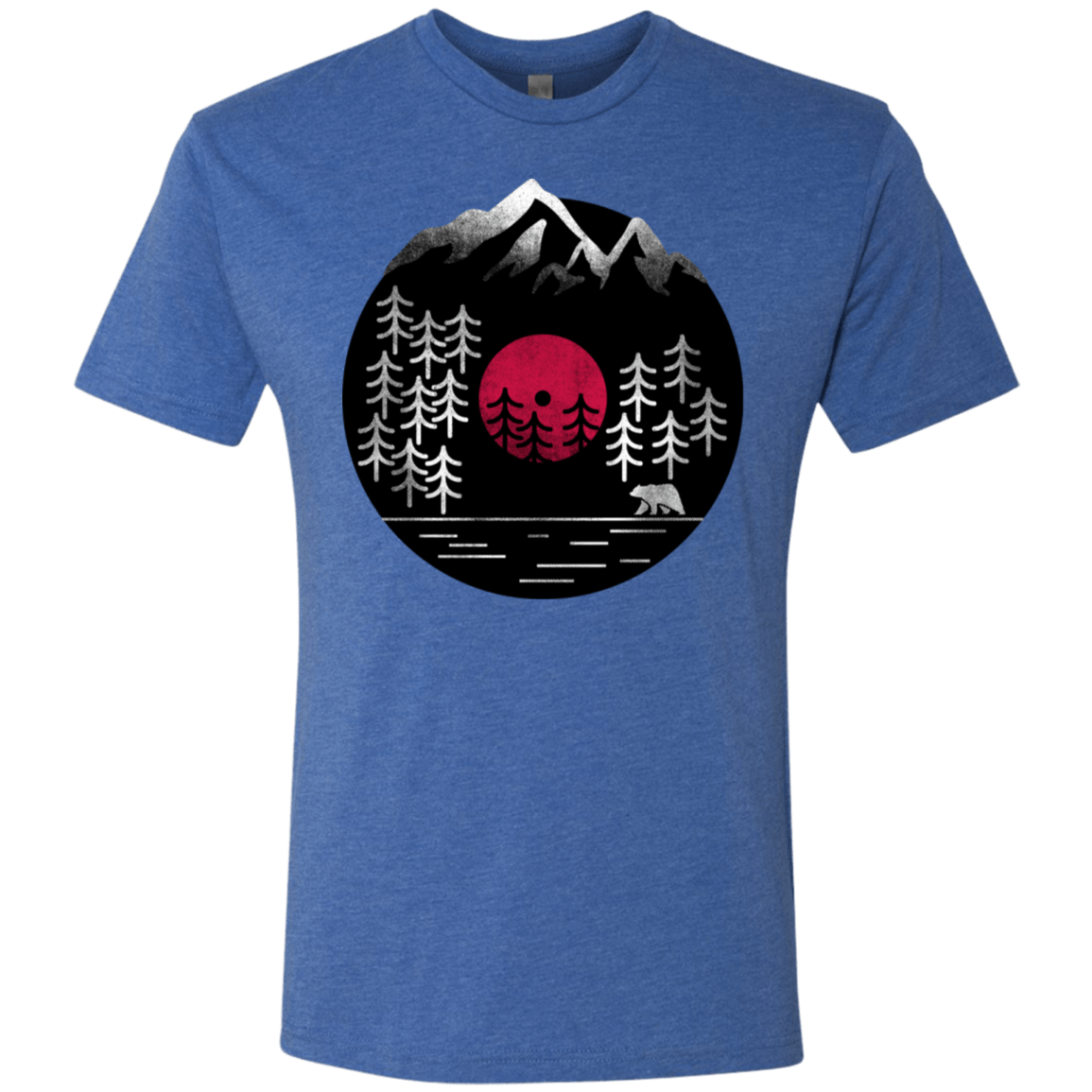 T-Shirts Vintage Royal / S Vinyl Nature Men's Triblend T-Shirt