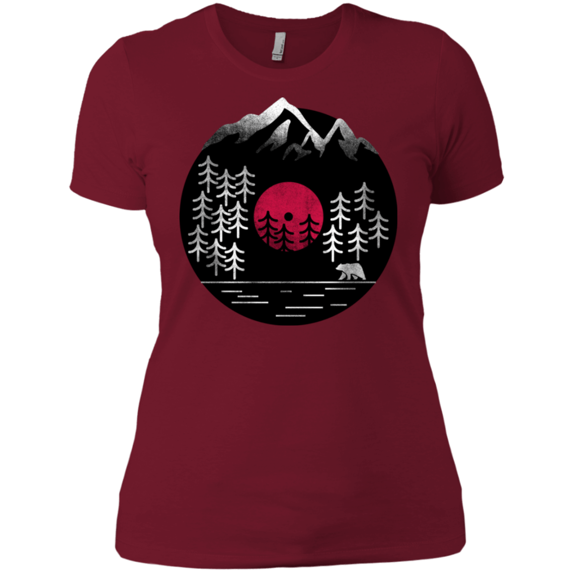 T-Shirts Scarlet / X-Small Vinyl Nature Women's Premium T-Shirt