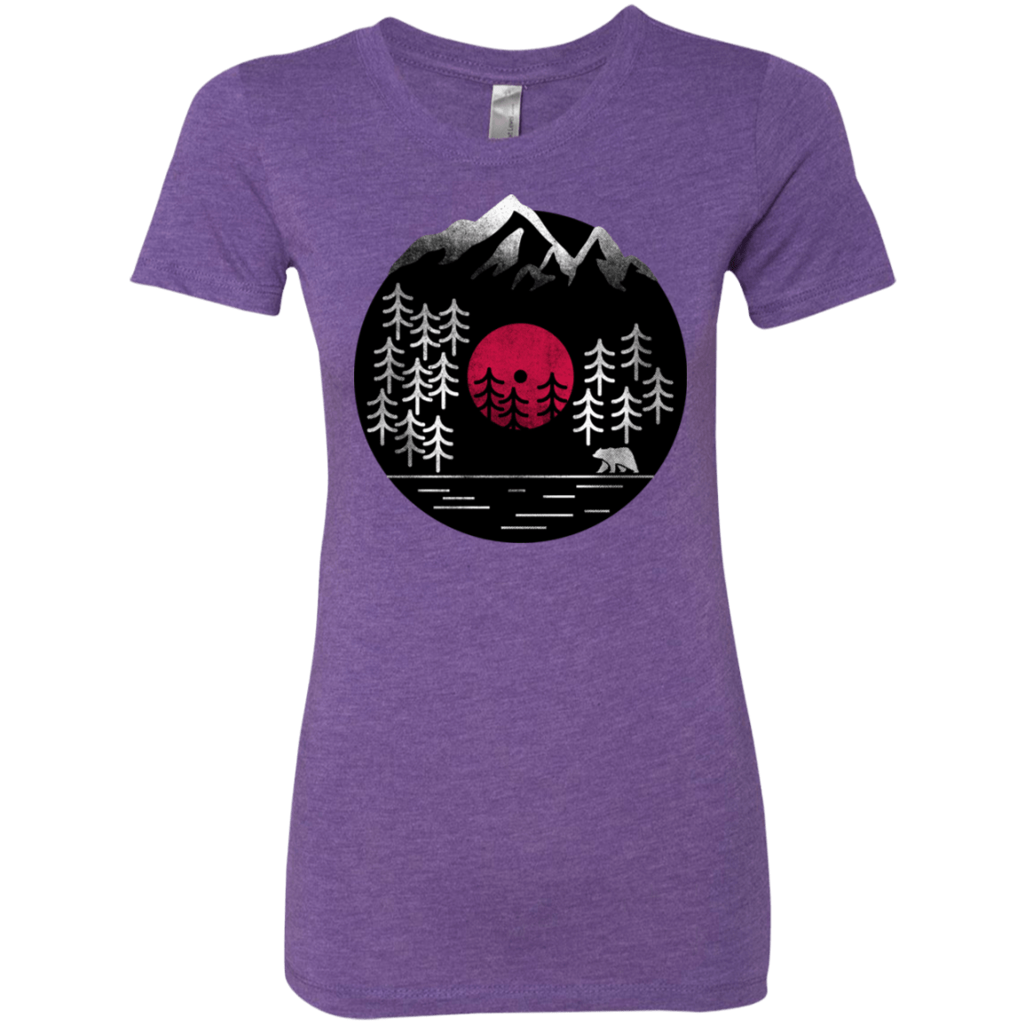 T-Shirts Purple Rush / S Vinyl Nature Women's Triblend T-Shirt