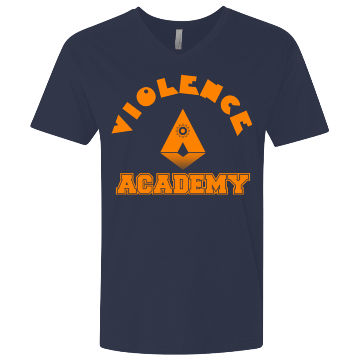 T-Shirts Midnight Navy / X-Small Violence Academy Men's Premium V-Neck
