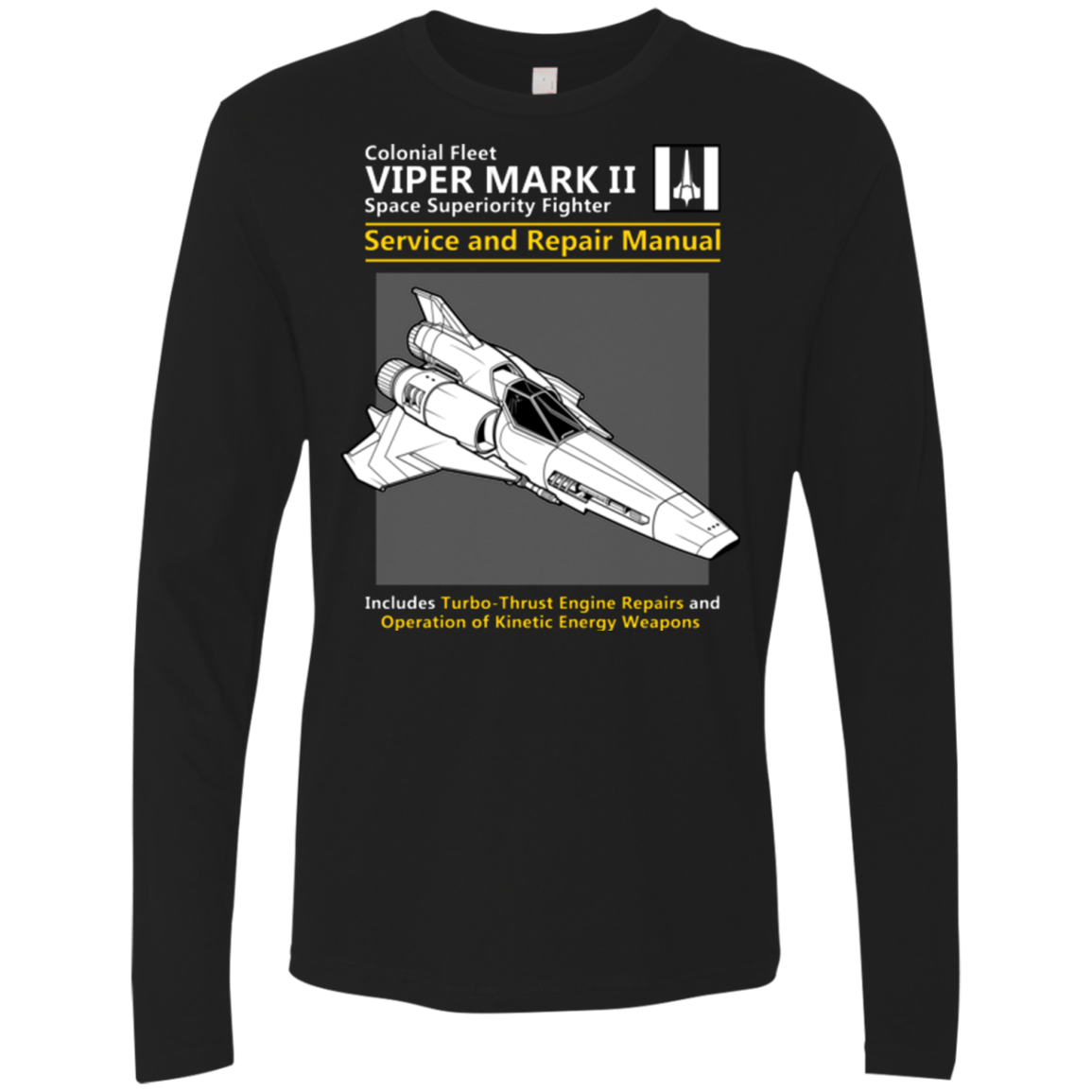 T-Shirts Black / Small VIPER SERVICE AND REPAIR MANUAL Men's Premium Long Sleeve